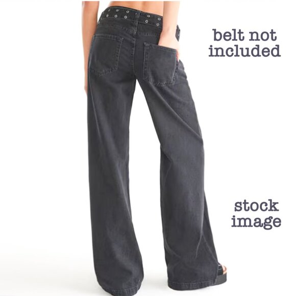 Aeropostale Wide Leg Low Rise Y2K Jeans - Picture 6 of 12